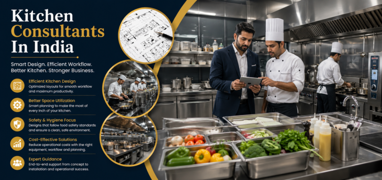 Kitchen Consultants in India: Building Efficient, Safe, and Profitable Commercial Kitchens